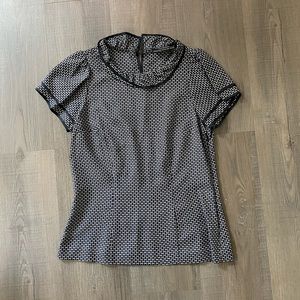 Club Monaco checked blouse